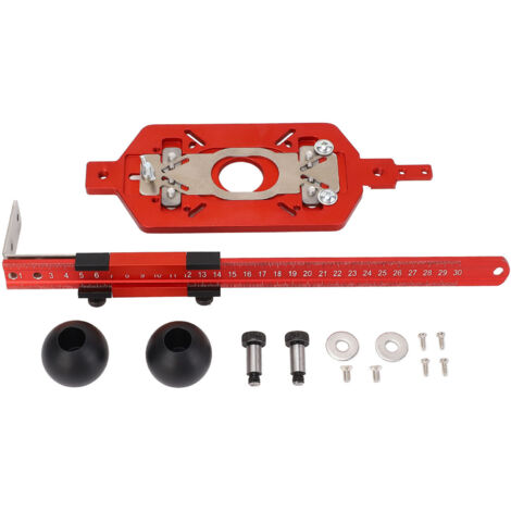 Support de rainure de fraisage de routeur 3 en 1, outil de gabarit réglable multifonctionnel en alliage d'aluminium (1/5)