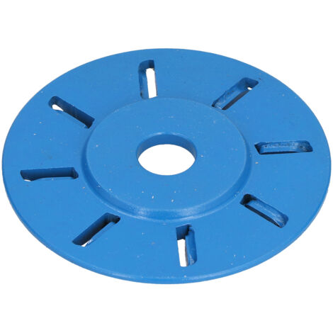 Meuleuse d'angle disque de sculpture sur bois fraise à 8 dents pour couper le polissage façonnage bleu (1/5)