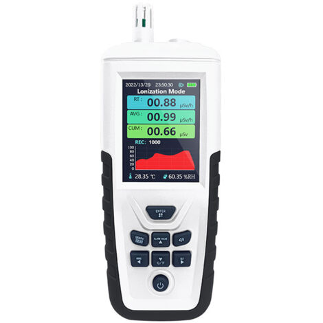 Détecteur de rayonnement nucléaire, alarme sonore et lumineuse, moniteur de rayons X Beta Gamma Rechargeable pour maison et hôpital (1/5)