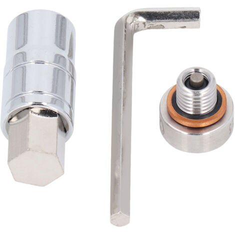 Kit de réparation de filetage de poêle autotaraudeuse en acier inoxydable, bouchon de vidange d'huile Piggyback M12x1,5 (1/5)