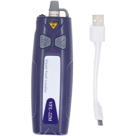 Localisateur visuel de défauts, détecteur portatif Rechargeable de testeur de Source de Fiber optique de 30km (1/5)