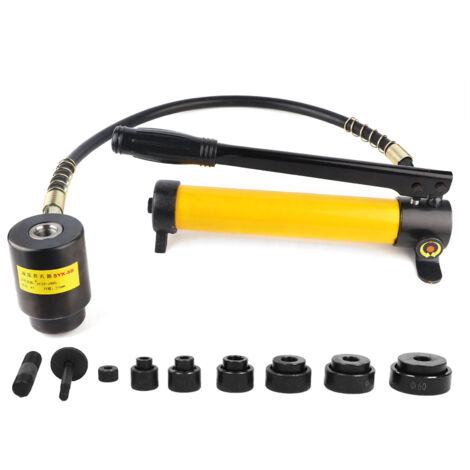 Kit de perforation hydraulique SYK-8B, ouvre-trou en acier inoxydable de 22 60mm avec 6 matrices (1/5)