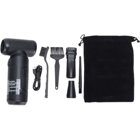 Plumeau à air comprimé 130000 tr/min, moteur sans balais, souffleur de poussière, Rechargeable sans fil, pour voiture, maison, Commercial (1/5)