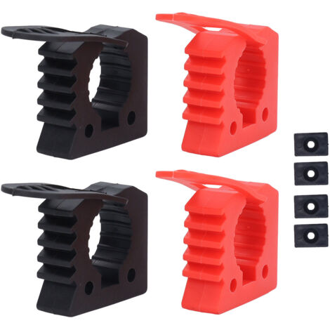Kit de montage de pince en caoutchouc, support de pelle à dégagement rapide pour véhicules tout-terrain UTVs ATV d'urgence 4 pièces (1/5)