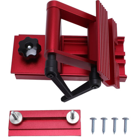 Support d'affûtage de meuleuse d'outils, gabarit de repos de banc réglable en alliage d'aluminium pour ponceuses de meuleuses de 6 et 8 pouces (1/5)