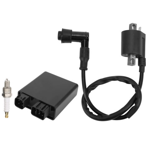 Kit de boîte CDI de bougie d'allumage de bobine d'allumage 5YF‑85540‑00‑00 de remplacement pour Yamaha Raptor 50 YFM50 YFM50R (1/5)