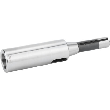 Adaptateur conique Morse de broche R8 à arbre MT4, aspect plat en acier allié (1/5)
