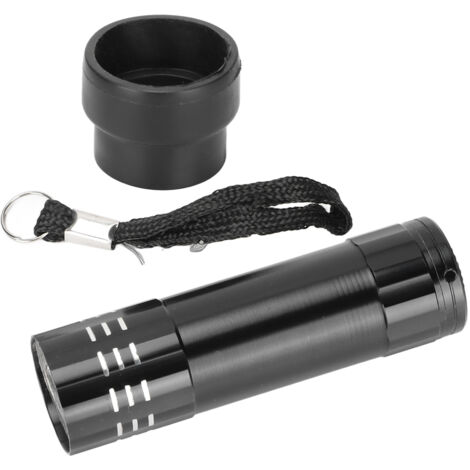 Testeur de bougies à ufs, 9 lampes, lumière froide sre avec lanière pour poulets, oies, grues, cailles, canards, noir (1/5)