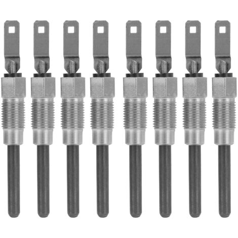 Bougie de préchauffage, Construction solide 0250202126 Diesel, démarrage rapide pour 6,5l 6,2l 1982 – 2005, 8 pièces (1/5)