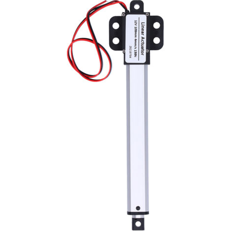 Actionneur linéaire 100mm 12V, tension d'entrée, faible bruit, Protection contre les courts-circuits, Mini actionneur électrique 4mm/s-150N