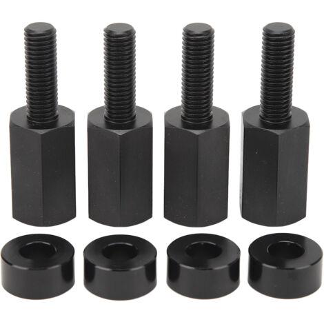 Élévateur de siège de 1.5 pouces, 4 pièces, facile à installer sur des supports de levage de 2.0 pouces pour Maverick X3 toutes années, noir (1/5)