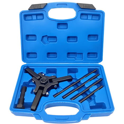 Extracteur d'équilibreur harmonique, outil de retrait de poulie de vilebrequin à 3 mâchoires, Kit d'extraction de volant pour entraînements carrés de 3/8 pouces (1/5)