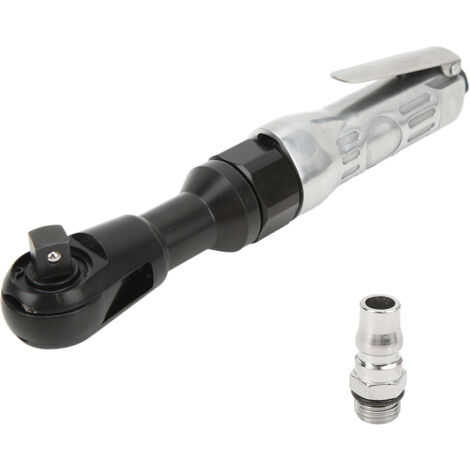Clé à cliquet pneumatique 1/2 pouces, Torsion 61 Nm, longueur 260 mm, outil de compresseur réversible avec adaptateur (1/5)