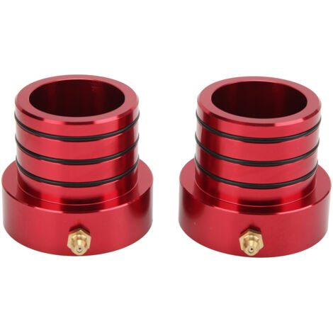 Jeu de joints de Tube d'essieu avant, 2 pièces, billette d'aluminium, résistance à l'oxydation, remplacement pour Jeep Wrangler Cherokee TJRed (1/5)