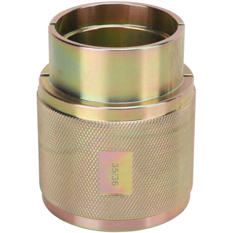 Outil de pilote de joint d'huile de fourche inversée de moto, conception fendue en acier au carbone universelle pour le remplacement de l'installation 35/36mm (1,38/1,42 pouces) (1/5)