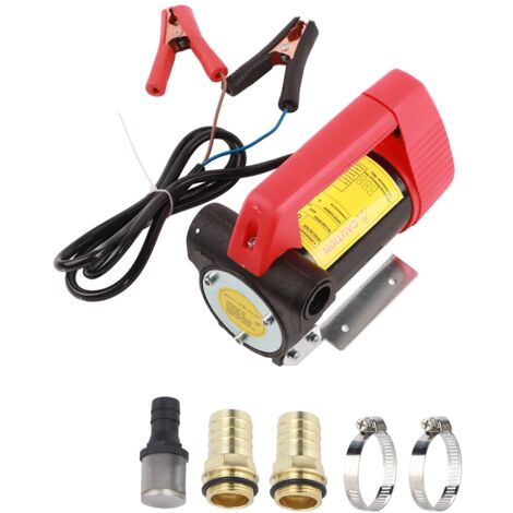 Pompe de transfert de carburant DC 12V, en fonte électrique Portable pour véhicule lourd Diesel (1/5)
