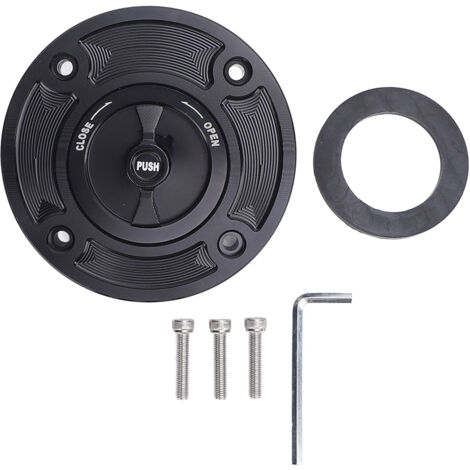 Bouchon de réservoir de carburant de moto en alliage d'aluminium CNC, couvercle de remplacement pour TL1000S TL1000R GS500 GS600F GSF1200 Bandit 1200 (1/5)