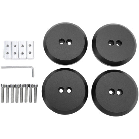 Adaptateur de coussinet de levage en alliage d'aluminium, remplacement pour Boxster Cayman 944 964 993 996 997 911 1997-2021 noir (1/5)