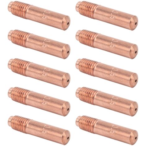 Builles conductrices de 10pcs pour les conseils de contact de soudage MIG Petits accessoires de cuivre 0,9 mm (1/5)