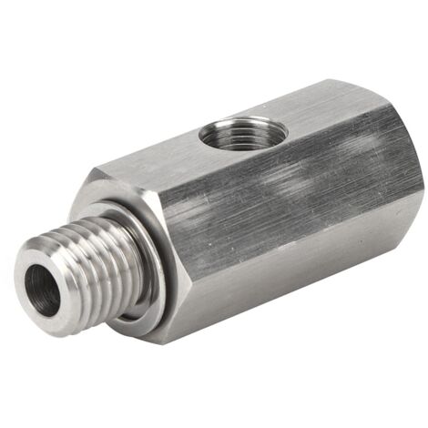 Capteur de pression d'huile Turbo M12x1, 5 1/8 NPT, adaptateur en t, accessoires de voiture en acier inoxydable (1/5)