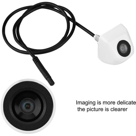Caméra de recul CCD pour voiture, caméra de recul pour stationnement, étanche, blanche (1/5)