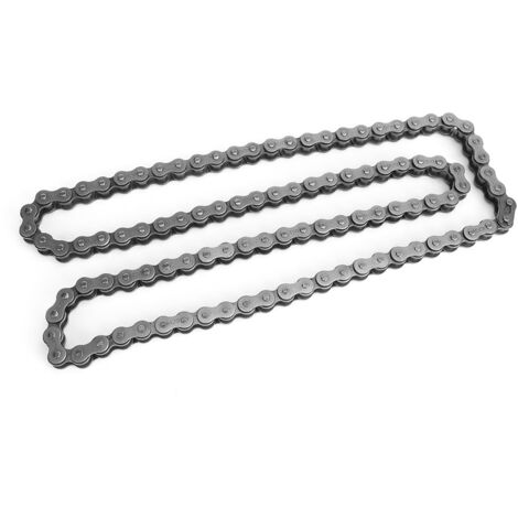Chane de VTT, chane à 102 maillons robuste et résistante à l'usure, absorption des chocs en alliage solide pour le remplacement de moto 90 110 125cc Dirt Bike (1/5)