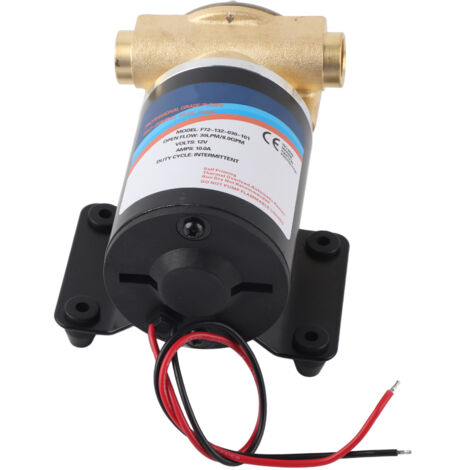 Pompe de vidange Accessoires de changement d'eau de cale centrifuge auto-amorçante 8GPM 30,0L/min 3 mètres LiftF72-132-030-101(12V) (1/5)