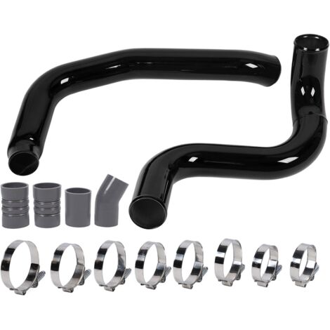 Kit de pinces de bottes de refroidisseur intermédiaire Turbo, Tube de Turbine de remplacement en acier inoxydable pour Ford F‑450 F‑550 SUPER DUTY noir (1/5)