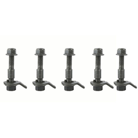 5 pièces 12mm véhicules en acier quatre roues alignement réglable Kit de cambrure boulon à came armée vert (1/5)