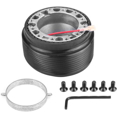 Adaptateur de moyeu de volant de course en aluminium à 6 trous de boulons, pour MAZDA 323 MIATA MX3 MX5 MX6 (1/5)