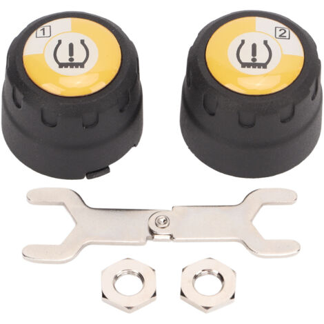Système de surveillance de la pression des pneus, capteur externe Bluetooth TPMS 2, alarme de température en temps réel pour moto (1/5)