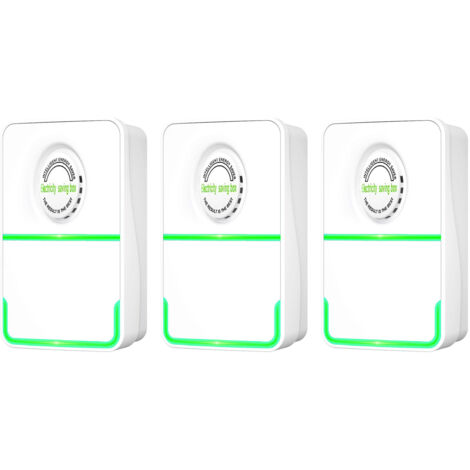 Dispositif d'économie d'énergie, bote électrique, stabilisateur de tension, protection contre les surtensions, économiseur d'énergie intelligent pour la maison, 3 pièces (1/5)