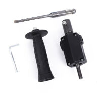Adaptateur pour perceuse à percussion en acier allié, convertisseur de perceuse électrique en perceuse à percussion, adapté au perçage du verre, du métal et du bois.