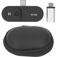 Caméra d'imagerie thermique, imageur de téléphone portable ABS noir avec connecteur intégré réglable