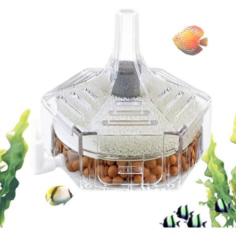 Filtre pour Aquarium Équipement de Filtre pour Petit Aquarium - Dispositif de Filtration pour Bassin de Reproduction de Poissons Petit pour Passionnés d'Aquariophilie et Amateurs à Domicile (1/5)