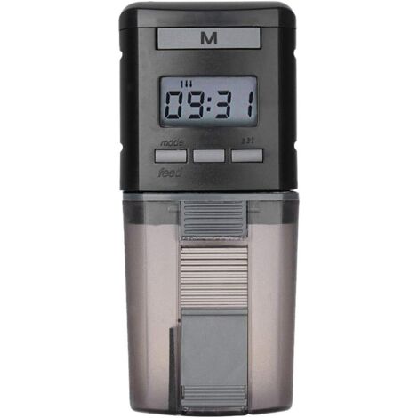 Chargeur automatique de nourriture pour poissons d’aquarium mangeoire avec minuterie automatique pour poissons nourriture pour poisson pour aquarium