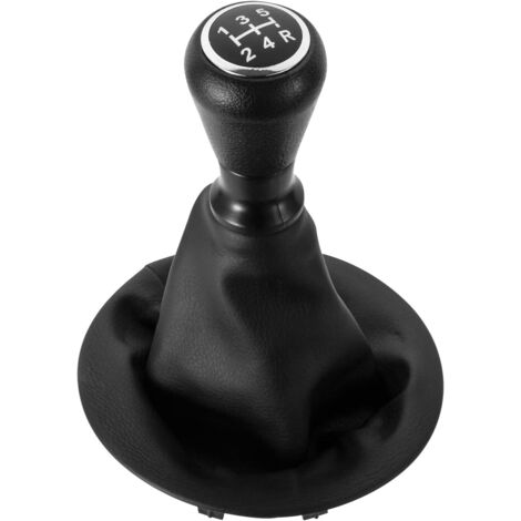 Pommeau de Levier de Vitesse avec Soufflet Compatible pour Peugeot Partner 2008-2022 Citroen Berlingo III MK3