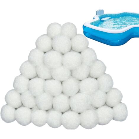 Billes Filtrantes Filtration pour Piscine - Alternative au Système de Filtration pour Bassins Extérieurs