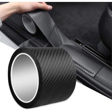 Protection Seuil de Porte, 10cm X 3 m Autocollants de Protection de Seuil de Voiture Seuil de Porte Voiture Bande Seuil de Porte Voiture Transparent Protection Seuil Porte Voiture pour Voitures (1/5)