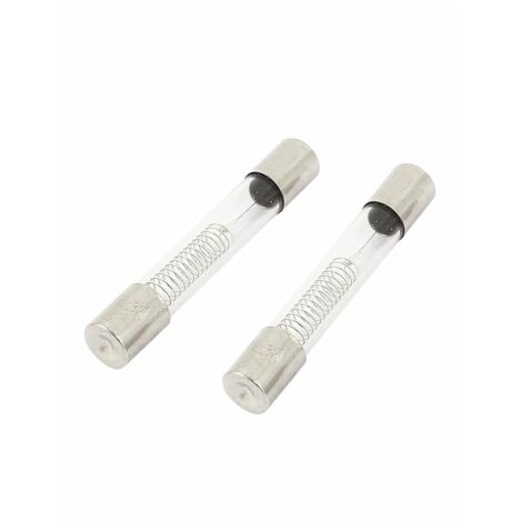 Fusible - Four a Micro-Ondes 5KV - Verre fusible de Tubes de 6mm x 40mm (Lot de 5 Pièces, 0,8A)