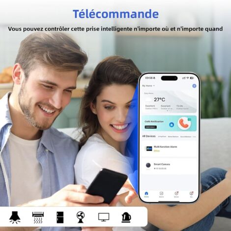 Interrupteur Connecté WiFi Intelligent – Compatible Alexa Et Google Home