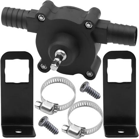 Portable Mini Perceuse Électrique, 12,6 X 7 X 6,3 Cm, Vitesse 25 L/min, Tension 12-24 V, Pompe De Forage Électrique Pour La Maison Et Le Jardin, Pour L'eau, L'huile Et D'autres Applications (1/5)
