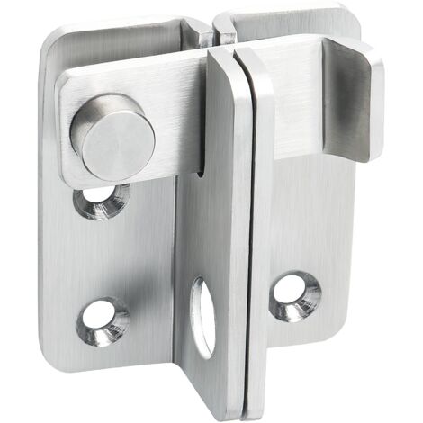 Verrou Porte Exterieur Coulissante Serrure Volet Loquet Porte Interieure, Verrou Portail à Bascule Boulon pour Fenêtre, Placard et Jardin, Finition Brossée en Acier Inoxydable (1/5)