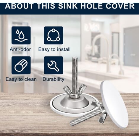 Anneau De Débordement De Lavabo De Salle De Bains, Bouchon De Couvercle à Trou Chromé Rond De