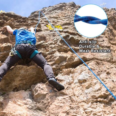 Ascendeur Manuel Pour Corde D'escalade – En Alliage D'aluminium, Réglable, Pour Alpinisme, Travaux Forestiers Et Spéléologie - 10