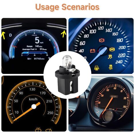Horloge Numérique LED Pour Tableau De Bord Auto - Activation Tactile - Design Moderne - Compatible La Plupart Des Voitures