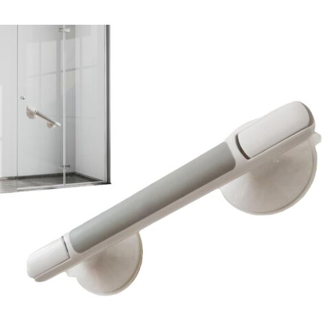 Barres d'appui de salle de bain, barre d'appui de douche antidérapante Barre d'appui antidérapante pour rails de salle de bain de 253,5 lb,Aucune barre d'appui élargie de poinçon de mur de poignée d