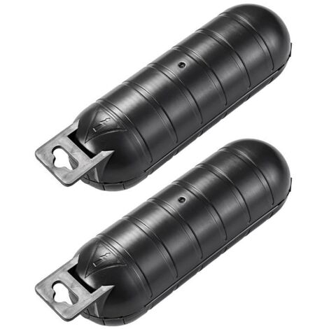 2PCS Housse de Protection pour Rallonge Extérieure Étanche, Boîtier de Sécurité pour Prises et Connexions, pour Outils de Jardin, Éclairage Extérieur, Pompes de Piscine, 29cm x 11cm x 7,5cm - Noir