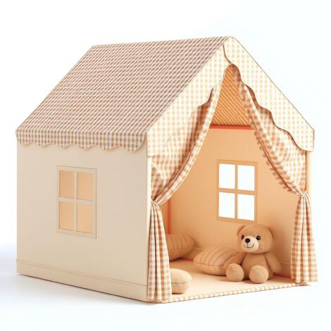 Tente de Jeu Enfants,Tente pour Tout pour l'intérieur l'extérieur - Grande Maison de Jouets pour Les Anniversaires de garçons et de Filles, Château de Princesse Tente pour
