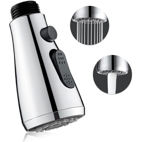 2 Modes G 1/2 Douchette pour Robinet Robinet Douchette Cuisine Pommeau Douchette Evier, Convient pour La Cuisine, La Tête de Remplacement Du Robinet Extractible de L'évier de Blanchisserie